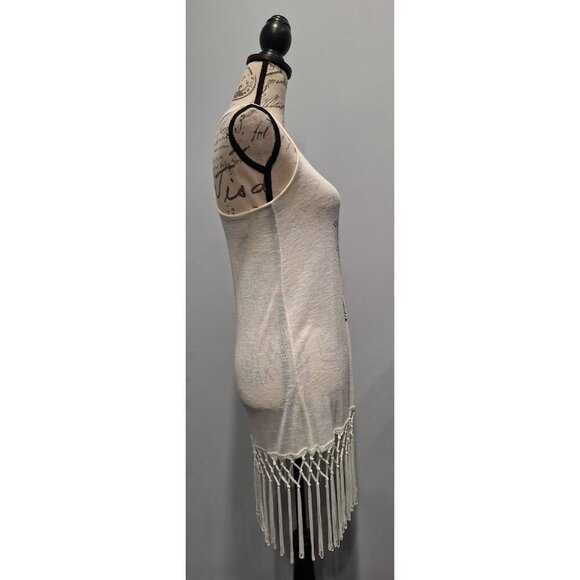 EUC Copper Key Womens Dreamcatcher Fringe Tank TopSz. S - Picture 3 of 6